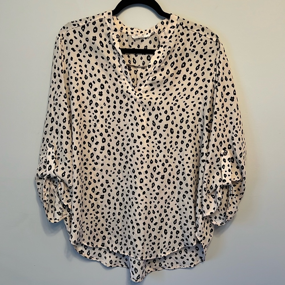 Lush • Cheetah print blouse